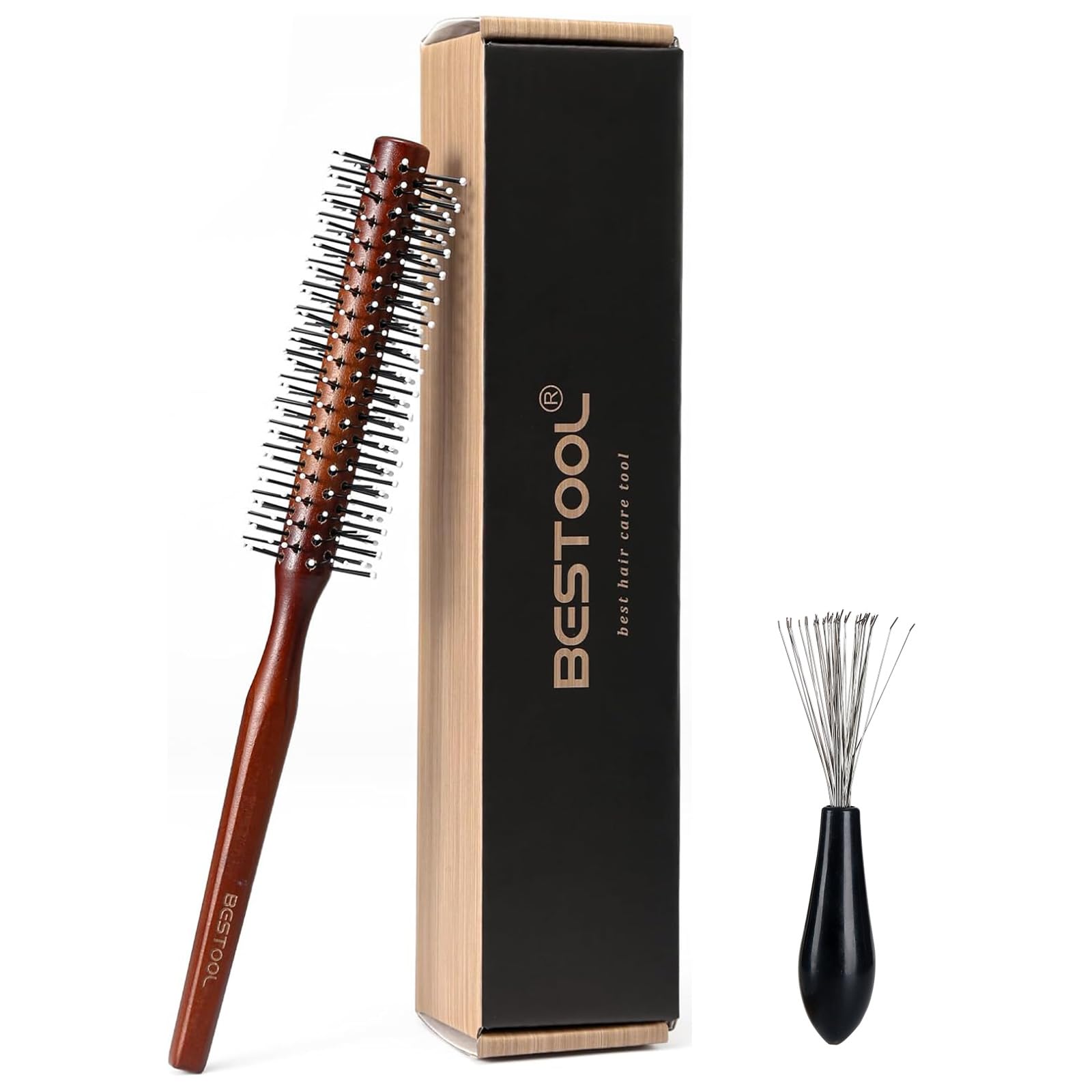 Amazon | BESTOOL ロールブラシ ヘアブラシ ロール くし カールブラシ